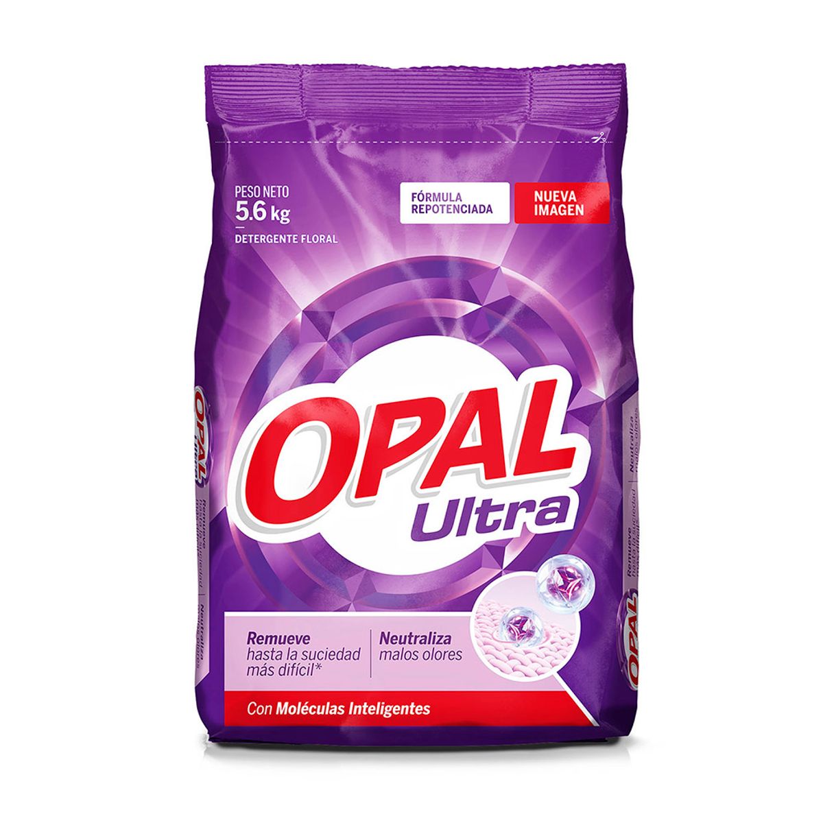 OPAL - Detergente en Polvo Opal Ultra Bolsa 5.6 Kg