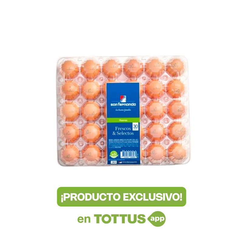 SAN FERNANDO - Huevos de Gallina San Fernando 30 Un