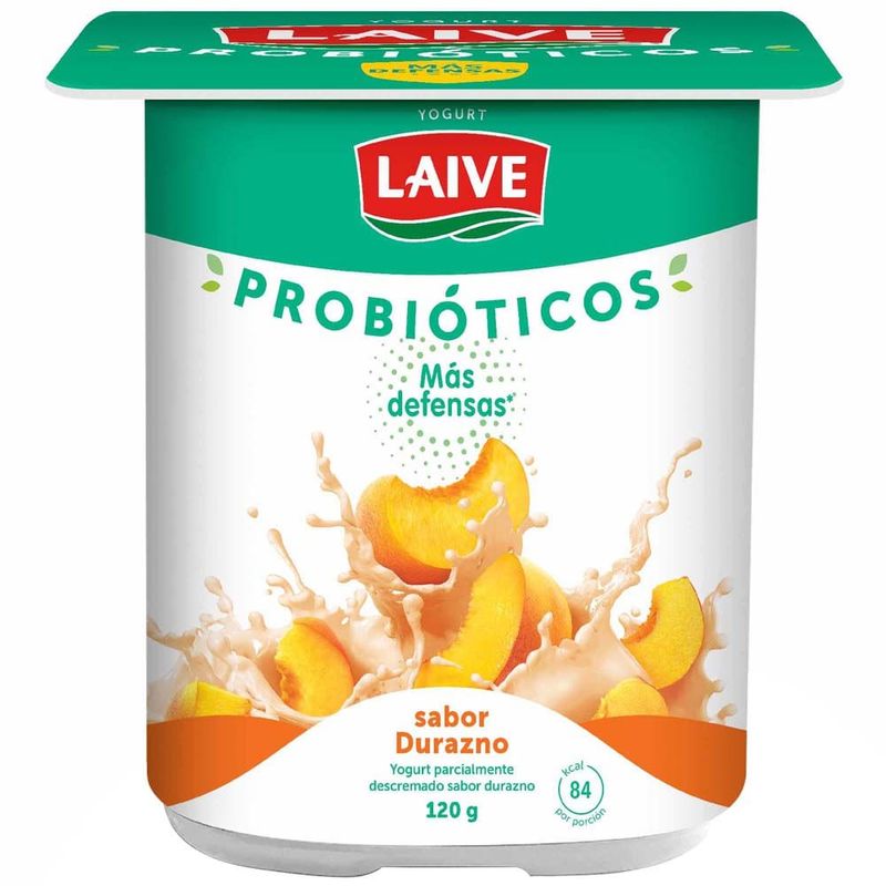 LAIVE - Yogurt Vaso Sabor Durazno Laive 120 g