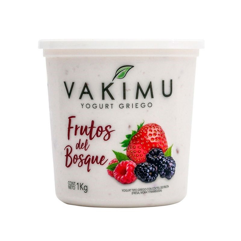 VAKIMU - Yogurt Griego Vakimu Frutos Bosque 1 kg