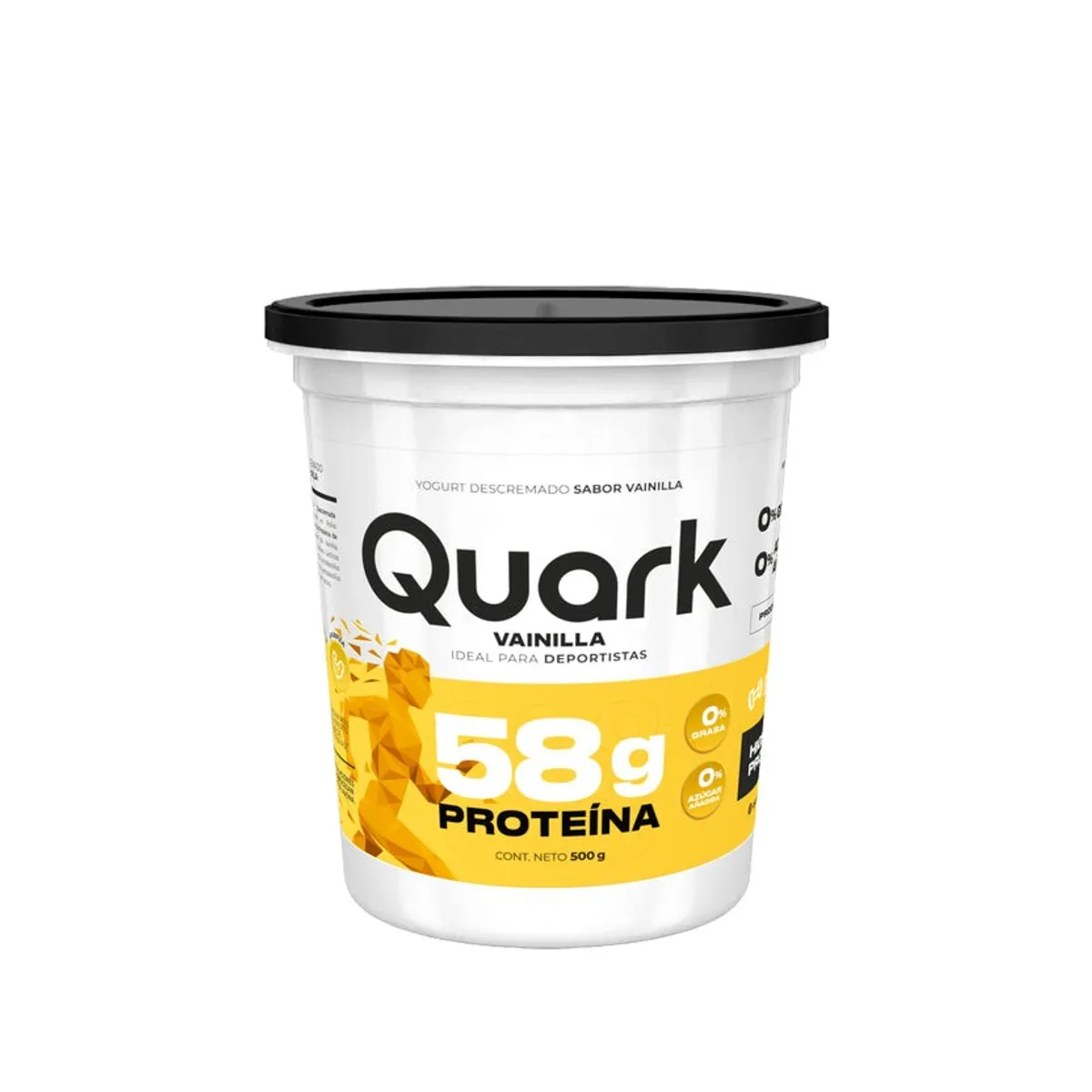 QUARK - Yogurt Descremado Quark Vainilla Pote 500 g