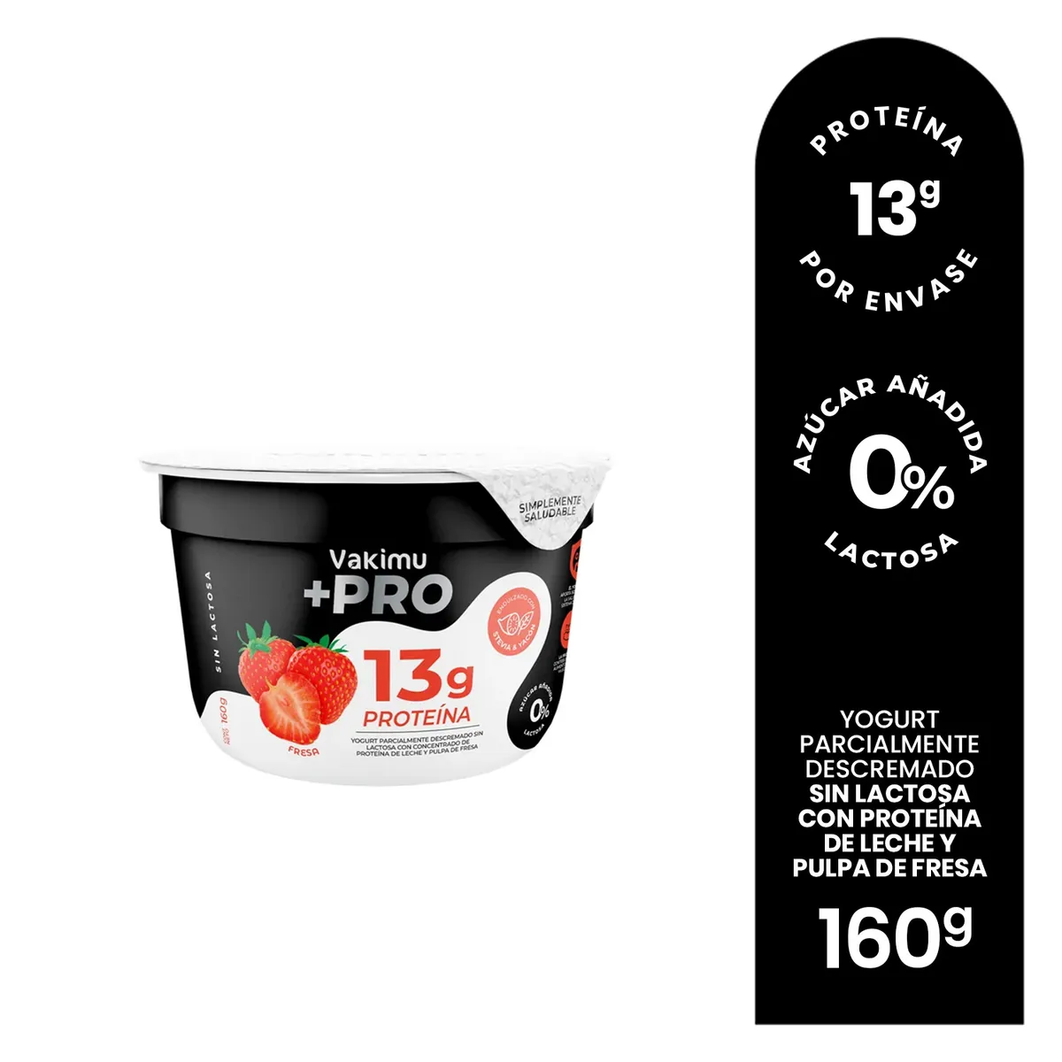 VAKIMU - Yogurt Vakimu +Pro Fresa Envase 160 g
