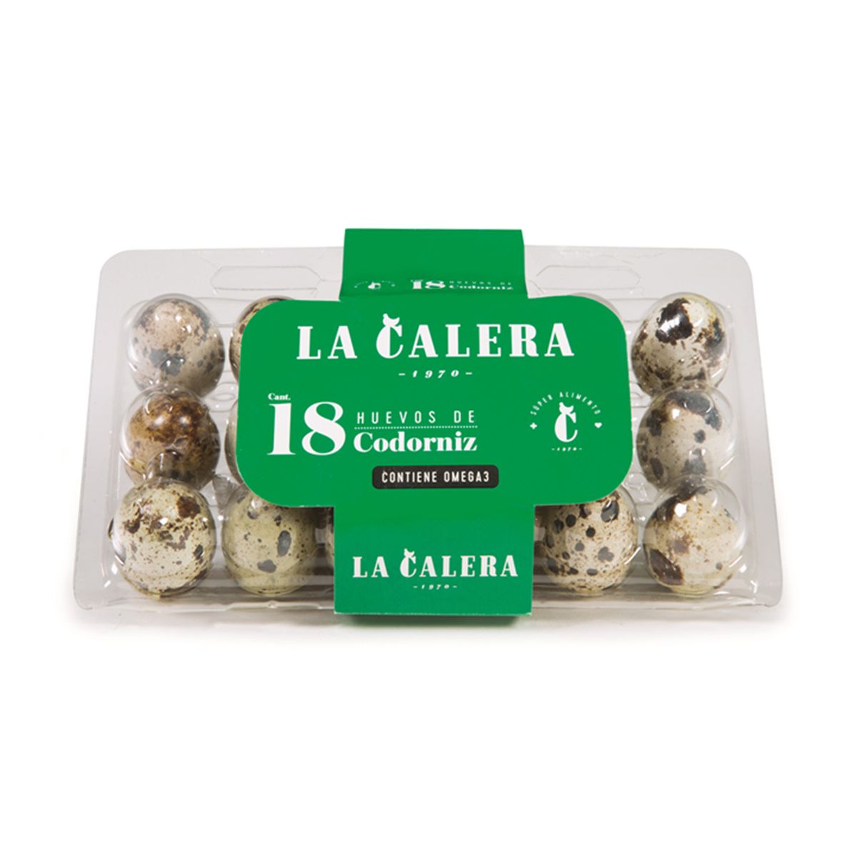 LA CALERA - Huevos de Codorniz La Calera Bandeja 18 Und