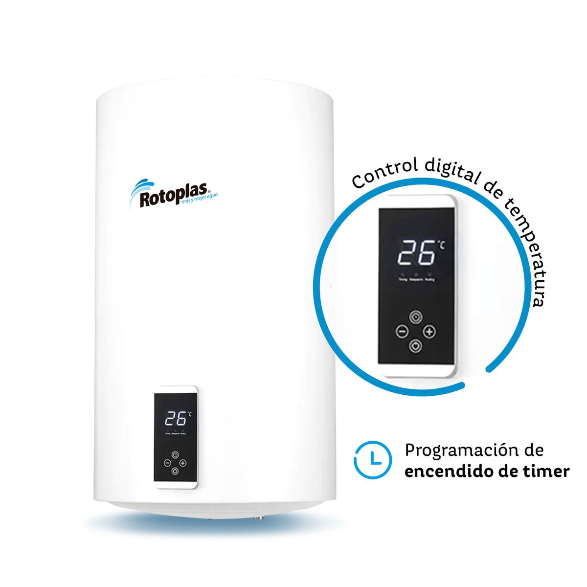 ROTOPLAS - Terma de Acumulación Digiterma 80L