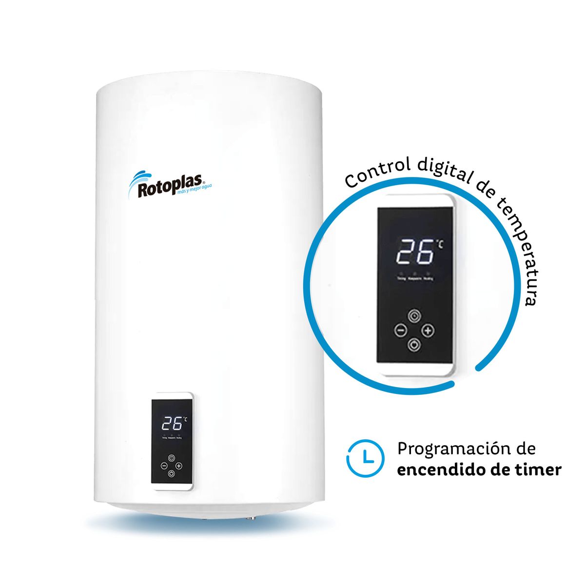 ROTOPLAS - Terma de Acumulación Digiterma 100L