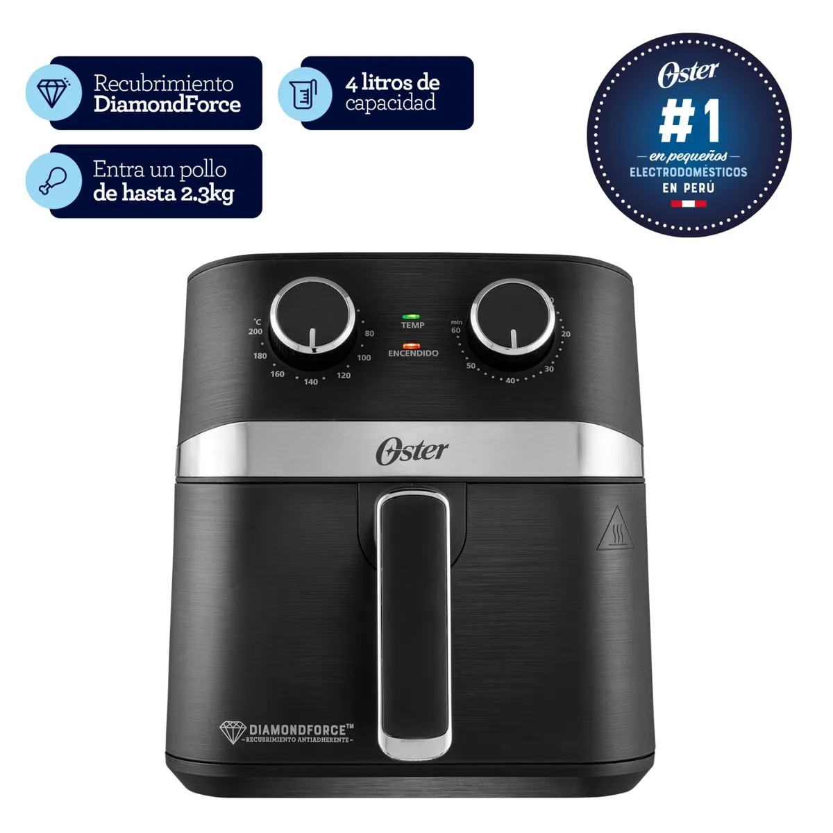 OSTER - Freidora Oster CKSTAF401MDF 4L Manual S Vent