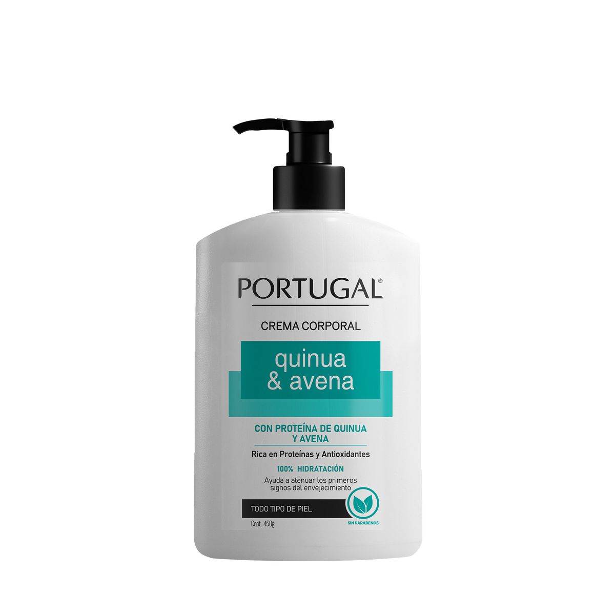 PORTUGAL - Crema Corporal Portugal Quinua Avena Envase 450 g