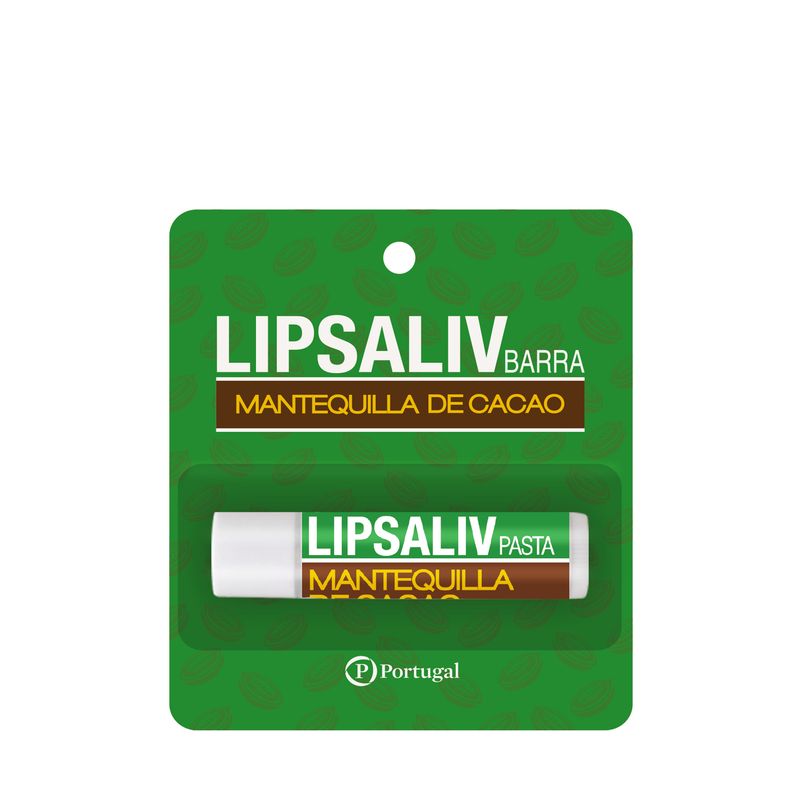 PORTUGAL - Mantequilla Cacao Portugal Barra Lipsaliv Envase 4.8 g