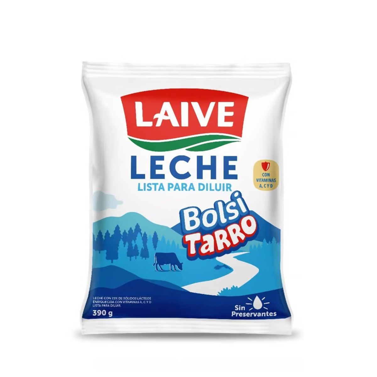LAIVE - Leche Laive Bolsitarro Bolsa 390 g