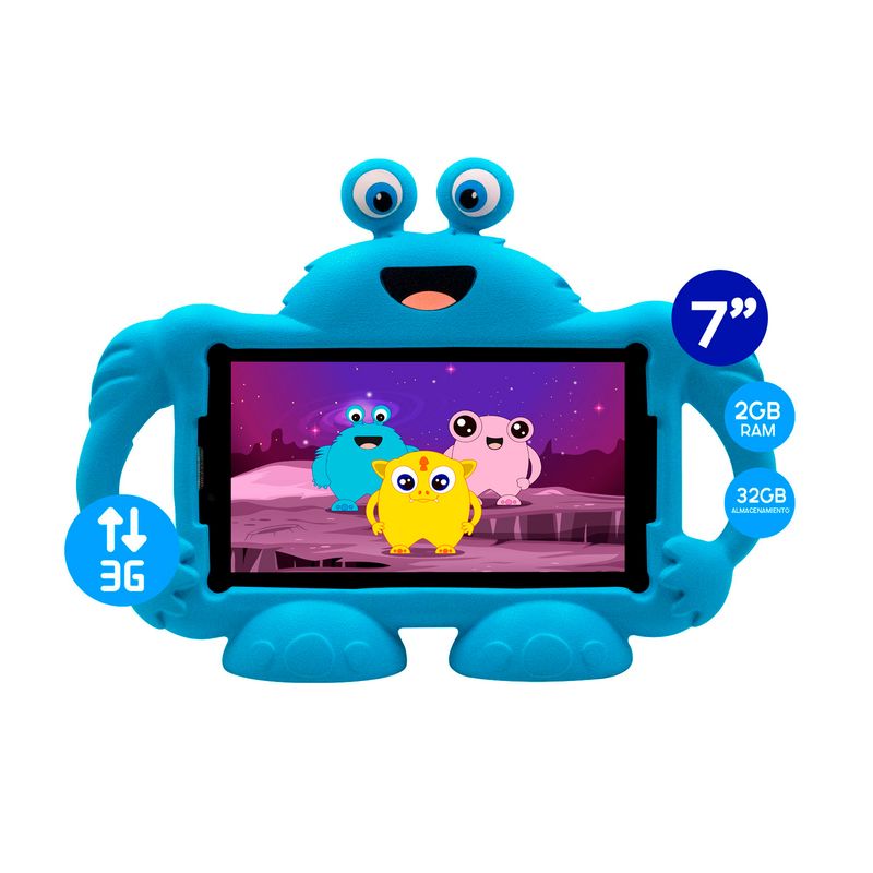 Tablet Advance Kids 3G 7 2Gb 32Gb Celeste | Tottus Perú