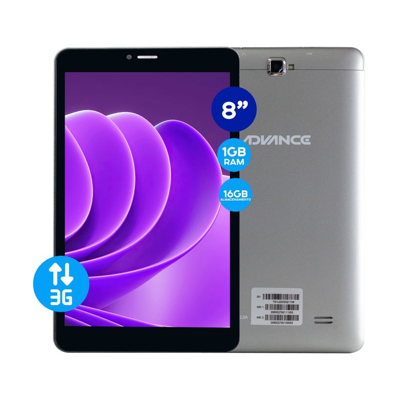 ADVANCE - Tablet Advance Sp7246 3G 8 1Gb 16Gb Gris