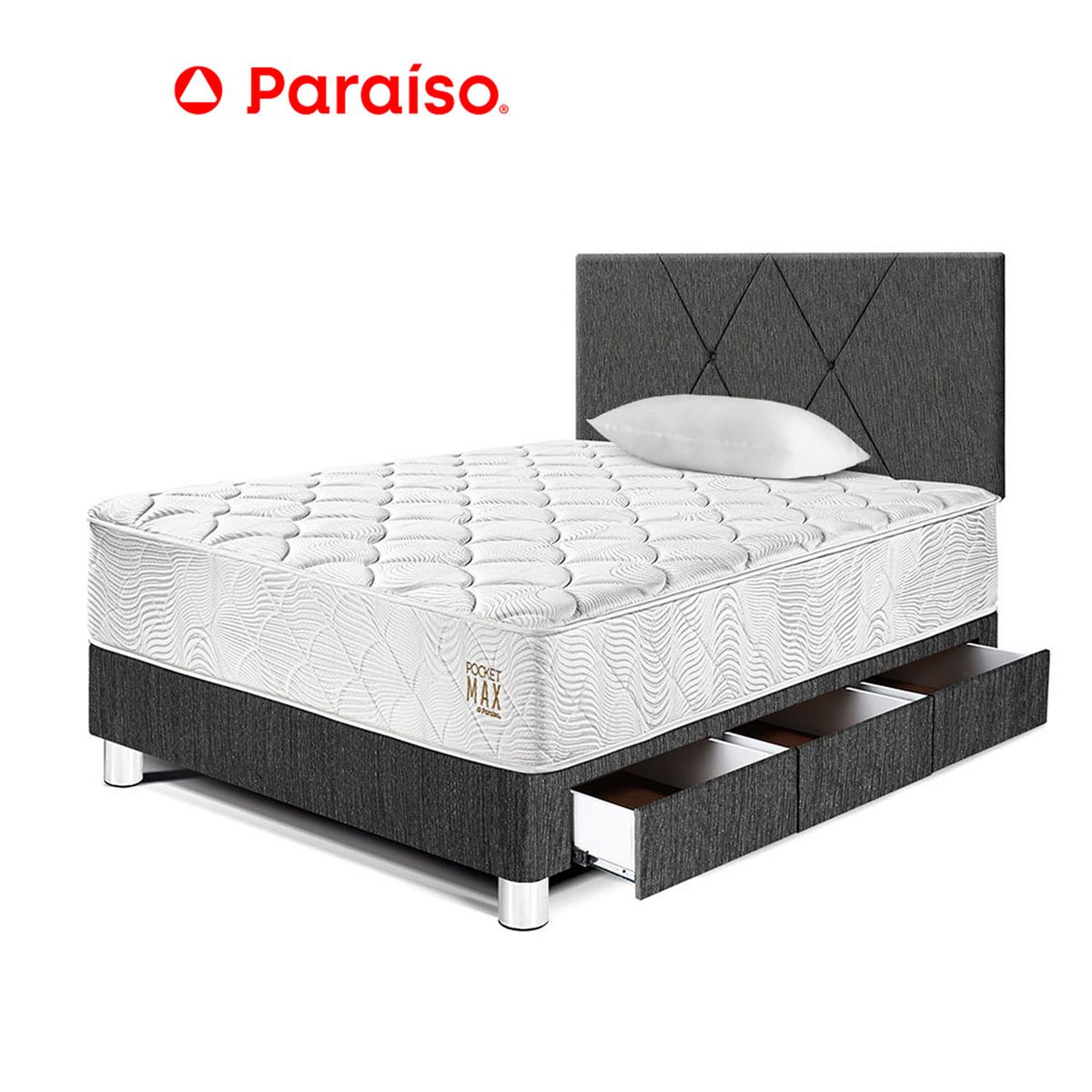 PARAISO - Dormitorio Loft P Max 1.5 Plz Caj Charc