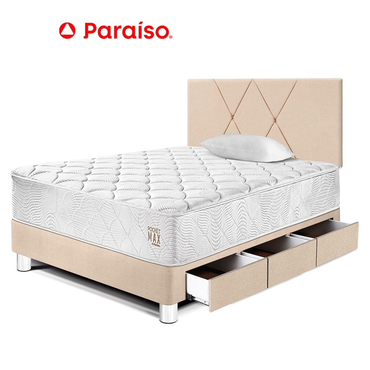 PARAISO - Dormitorio Loft P Max 1.5 Plz Caj Champ