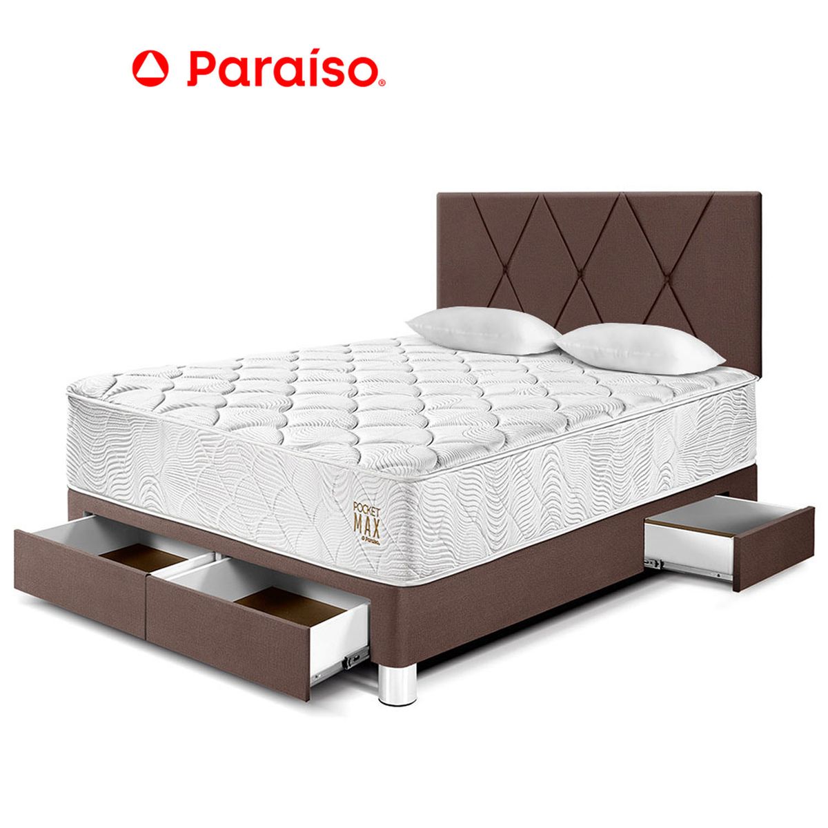 PARAISO - Dormitorio Loft P Max 2 Plz Caj Choc
