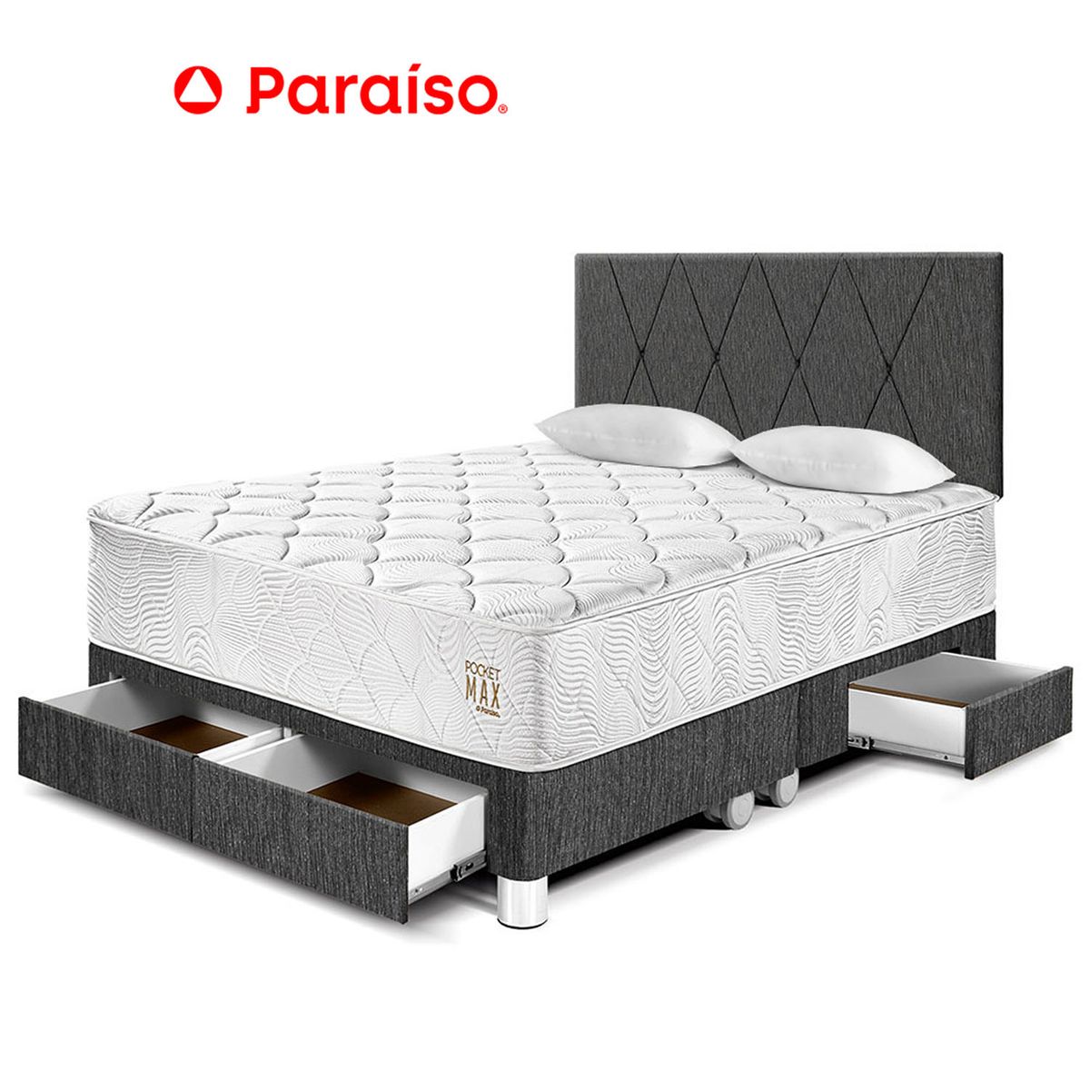 PARAISO - Dormitorio Loft P Max Queen Caj Charc