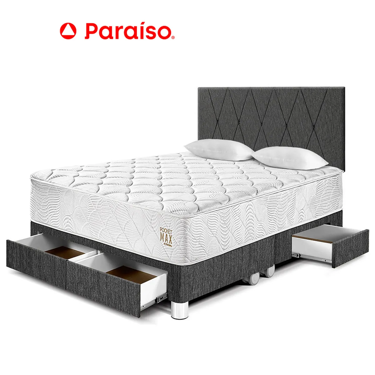PARAISO - Dormitorio Loft P Max King Caj Charc