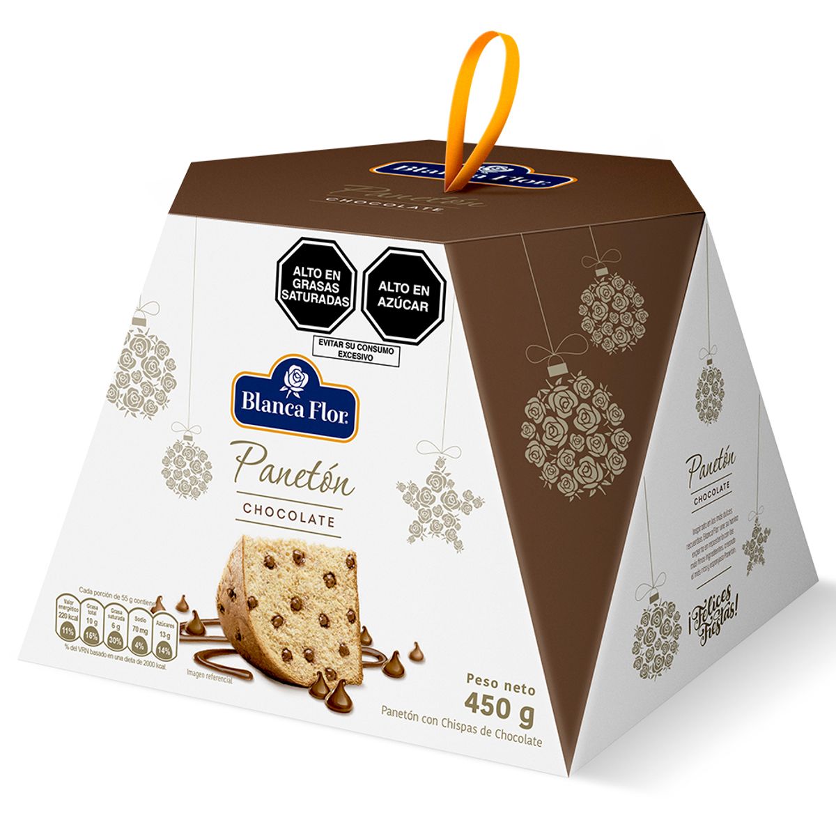 BLANCA FLOR - Panetón Blanca Flor Chocoton Caja x 450 g