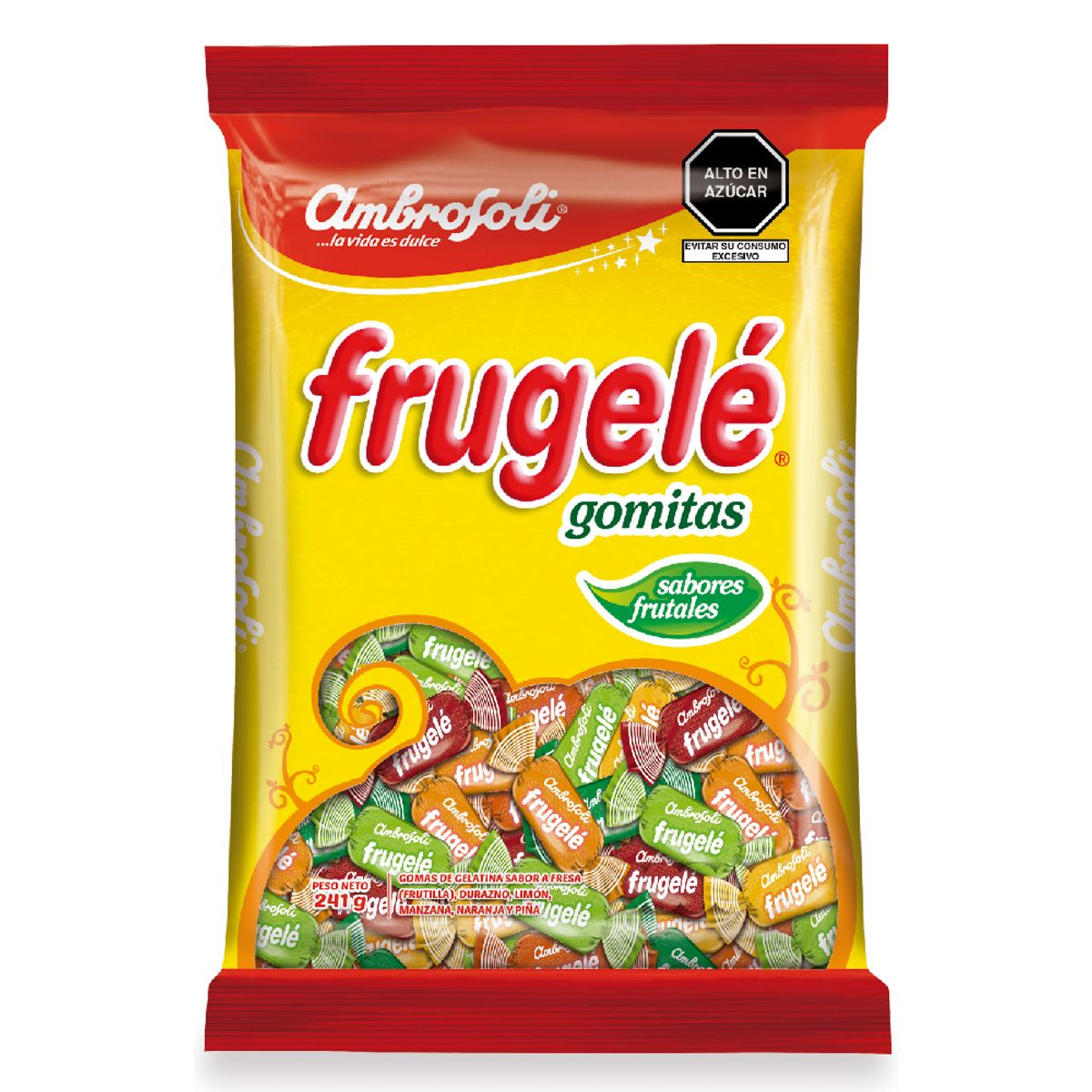 AMBROSOLI - Ambrujos Gomas Frugelé Bolsa 241 g