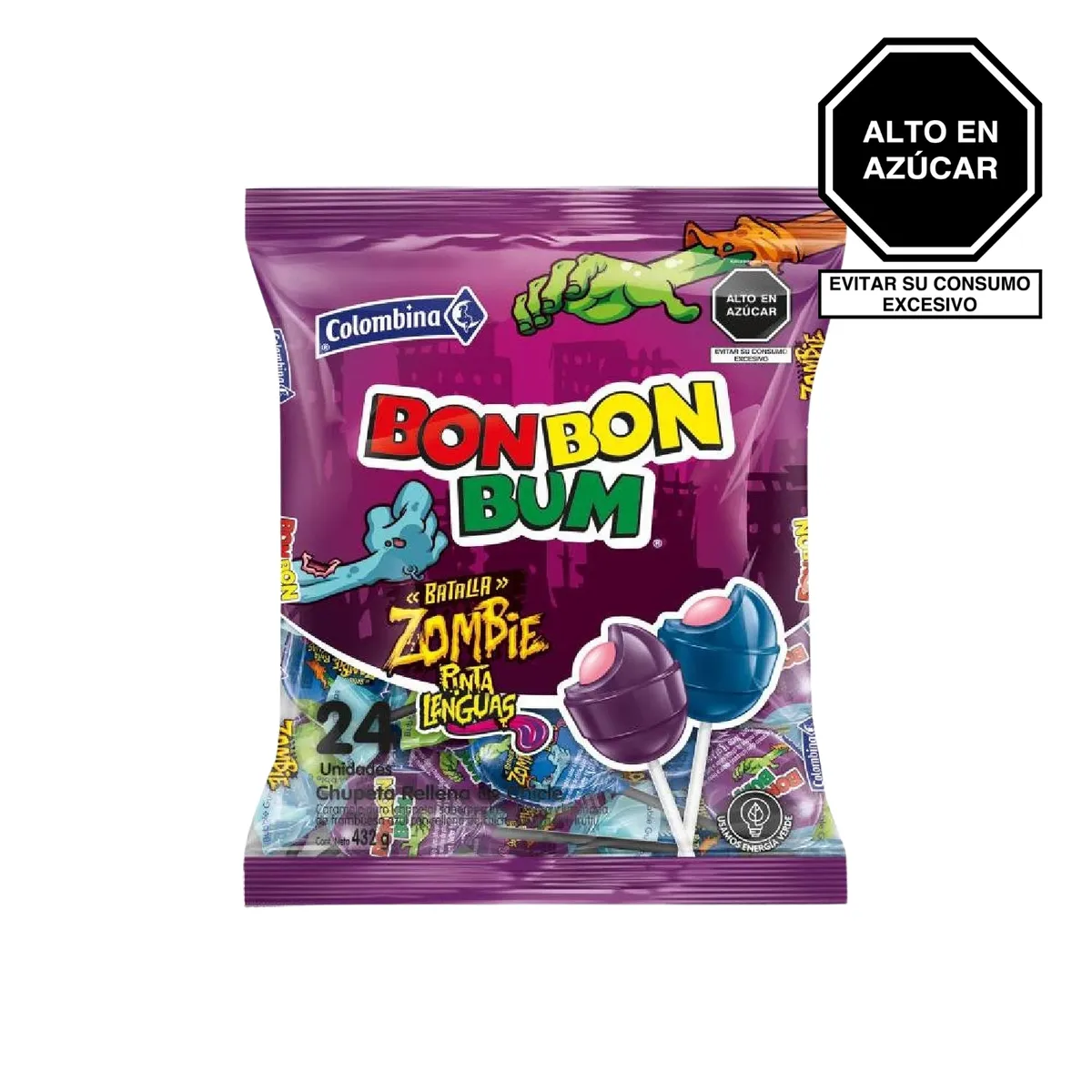 BON BON BUM - Bon Bon Bum Zombie Bolsa 432 g