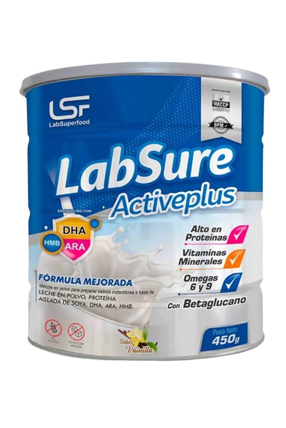 LABSURE - Fórmula Labsure Active Plus Lata 450 g