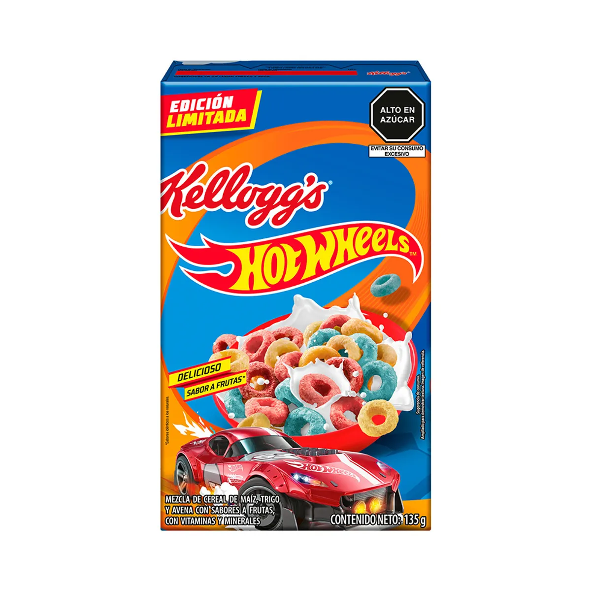 KELLOGGS - Cereal Kelloggs Hot Wheels Caja 135 g