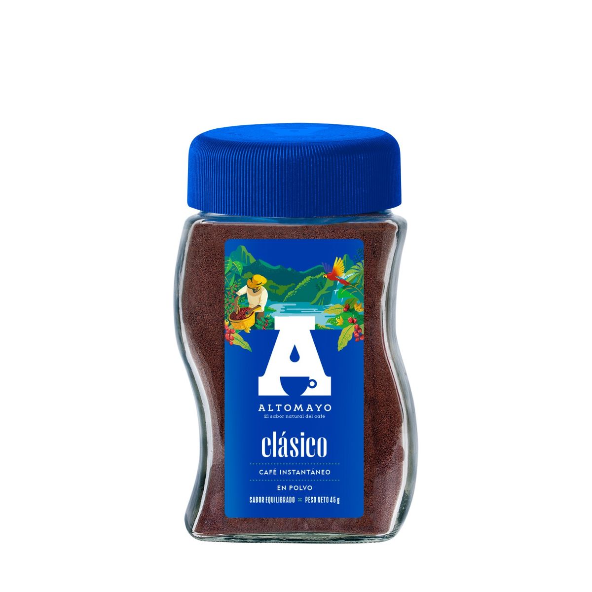 ALTOMAYO - Café Instantáneo En Polvo Altomayo Frasco x 45 g