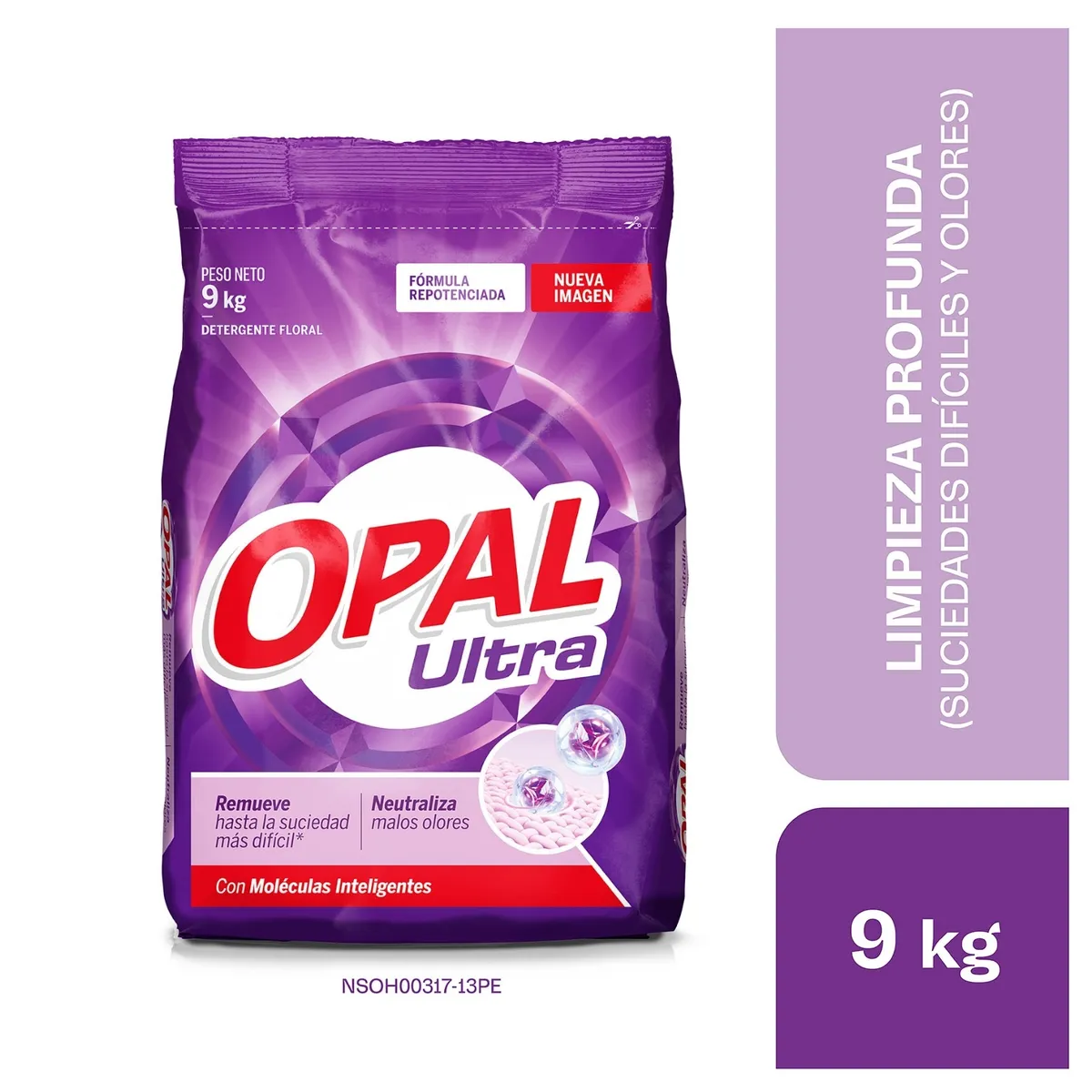 OPAL - Detergente en Polvo Opal Ultra Bolsa 9 Kg