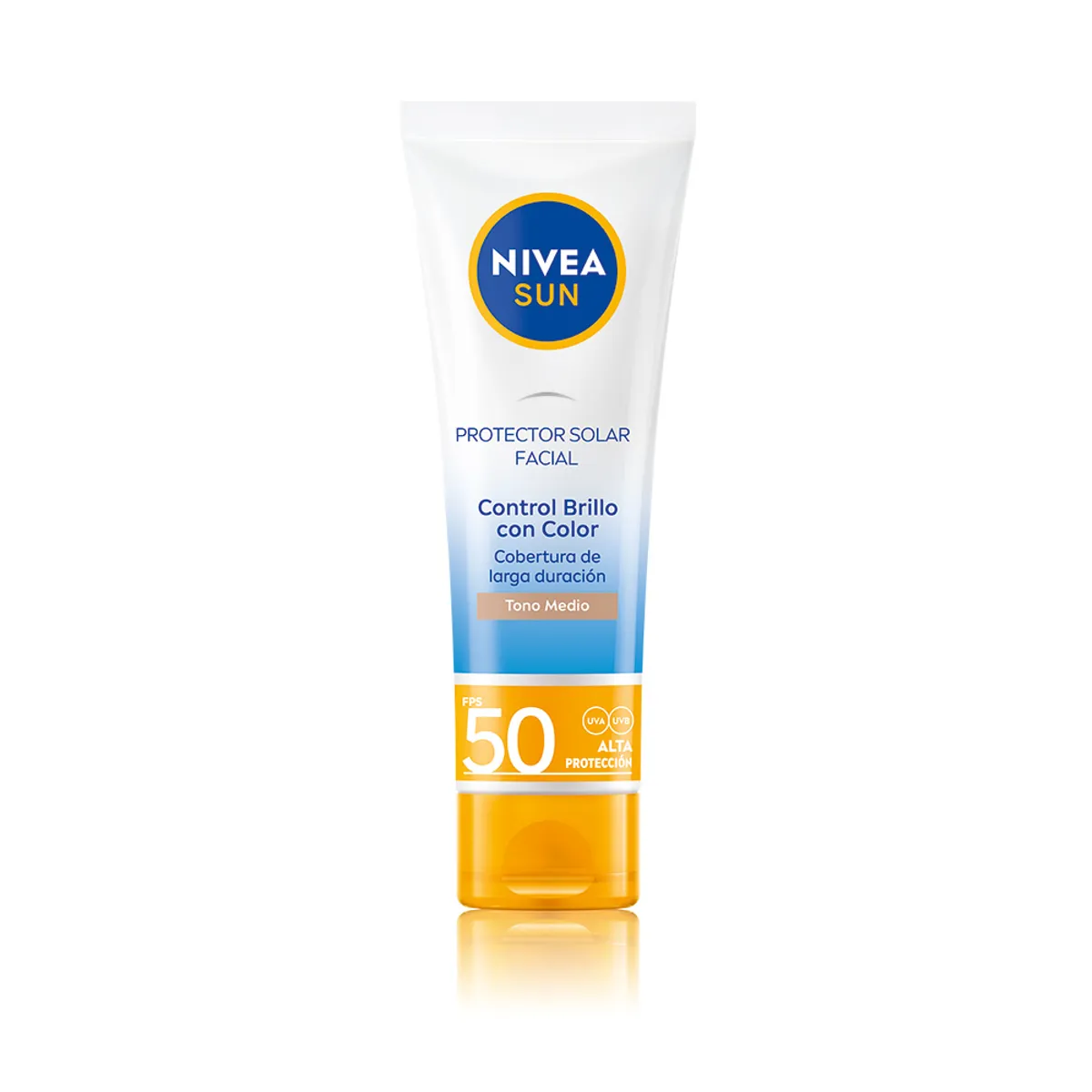NIVEA - Protector Solar Nivea Sun Control Brillo Tono Medio Envase 50 mL