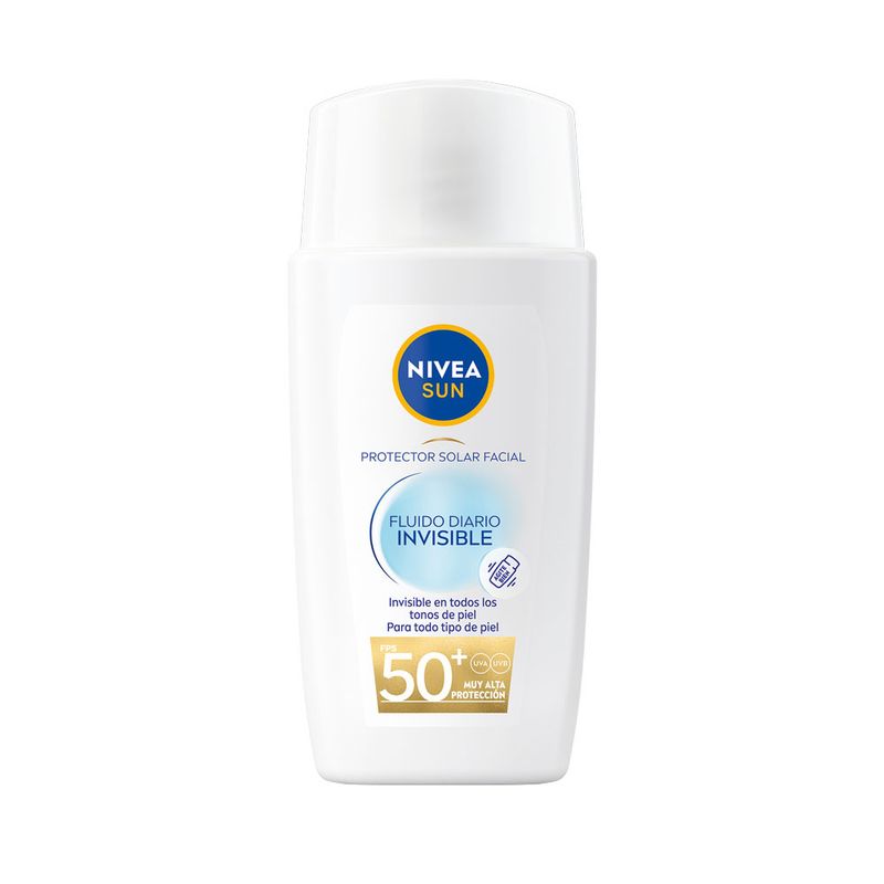 NIVEA - Protector Solar Nivea Facial Fluido Invisible Envase 40 mL