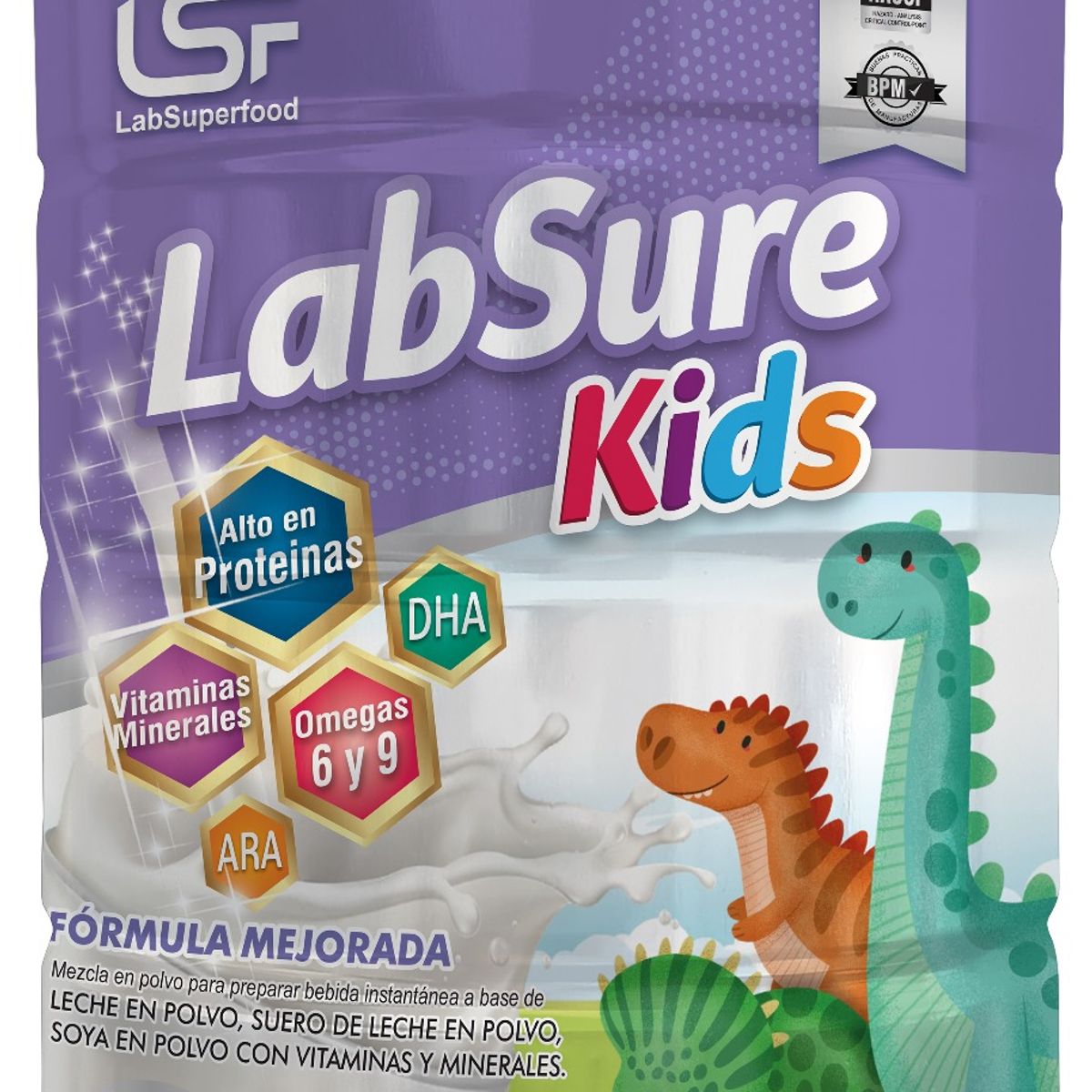 LABSURE KIDS - Fórmula Labsure Kids Sabor Vainilla Lata 900 g
