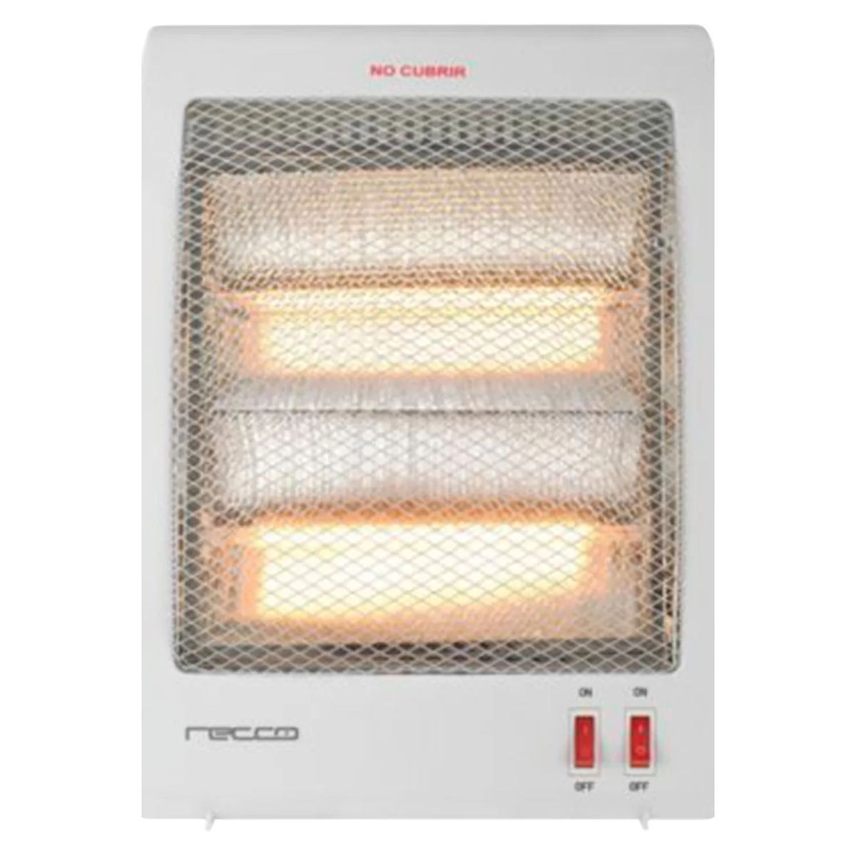 RECCO - Estufa Halogena 800W Blanco