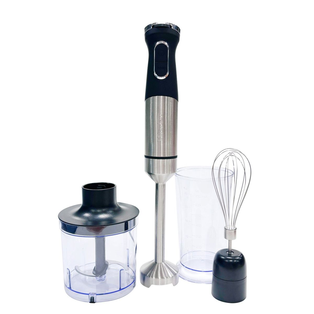 Wurden - Batidora de Inmersion 600W 4 Accesorios