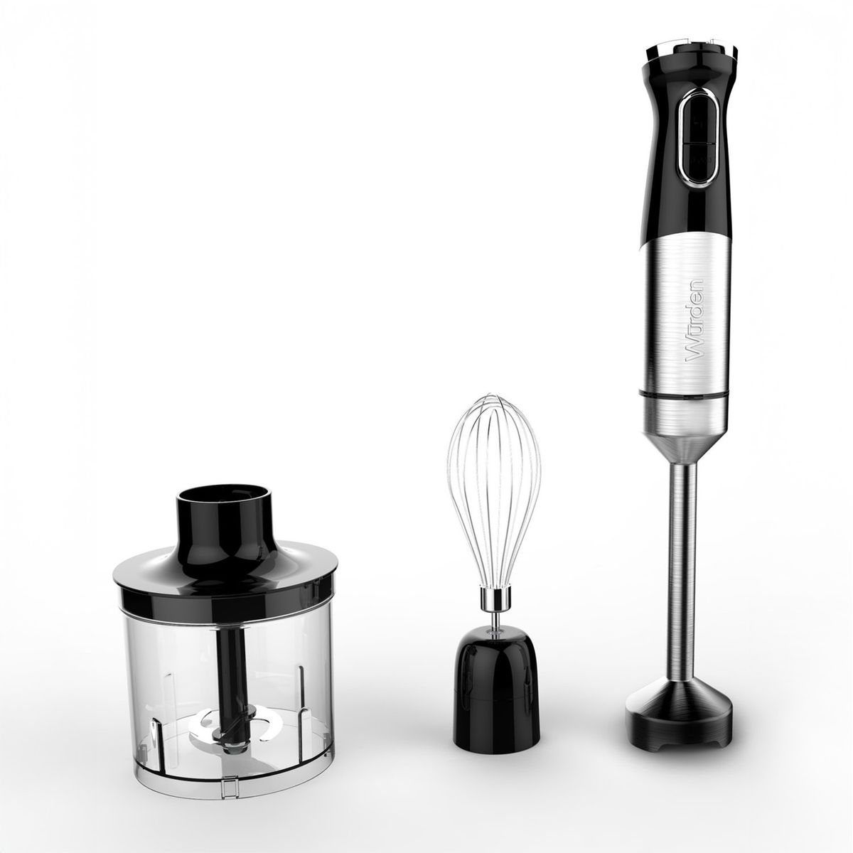 Wurden - Batidora de Inmersion 600W 4 Accesorios