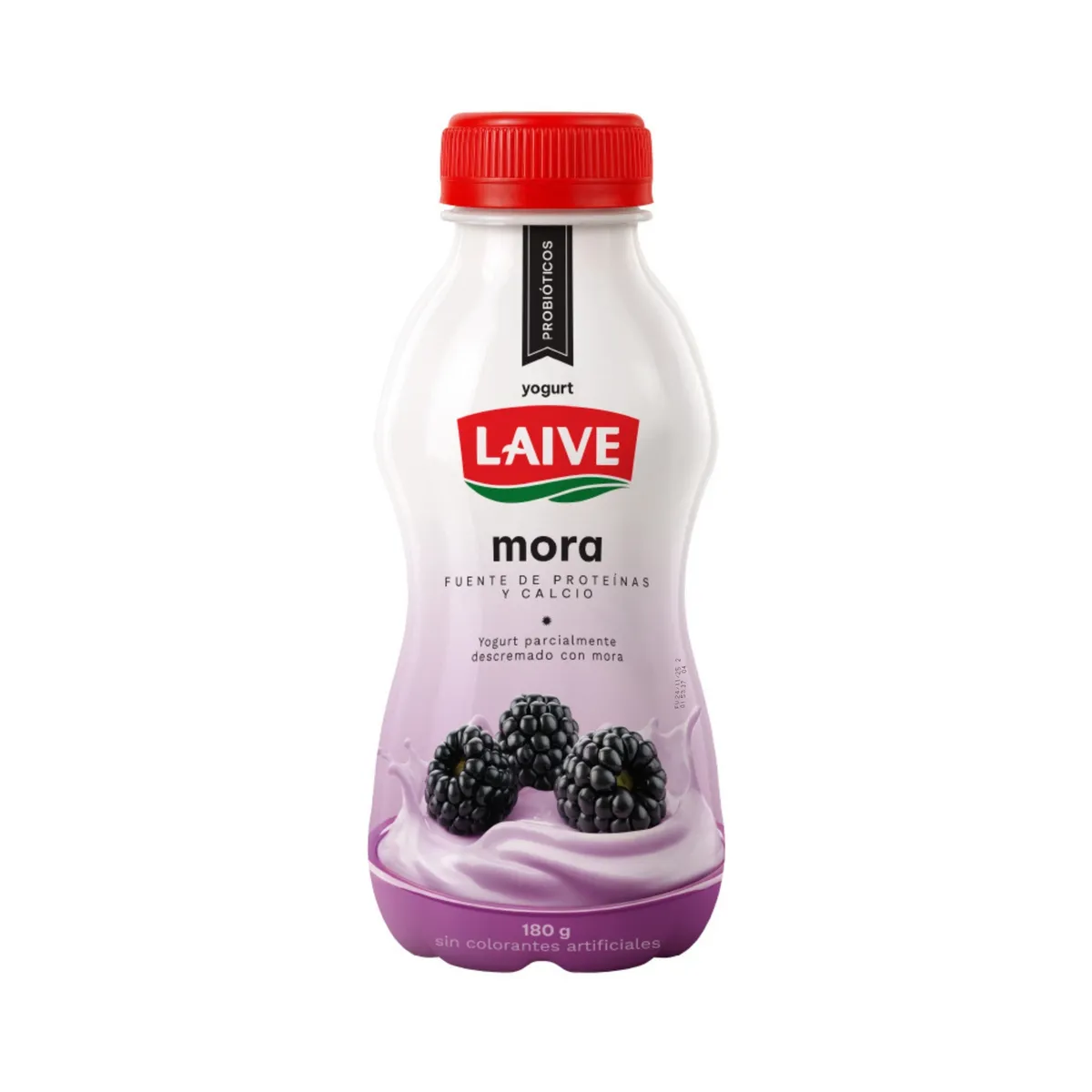LAIVE - Yogurt Laive Probiótico Mora Botella 180 g