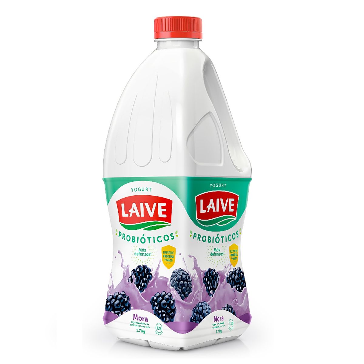 LAIVE - Yogurt de Mora Laive Botella 1.7 Kg