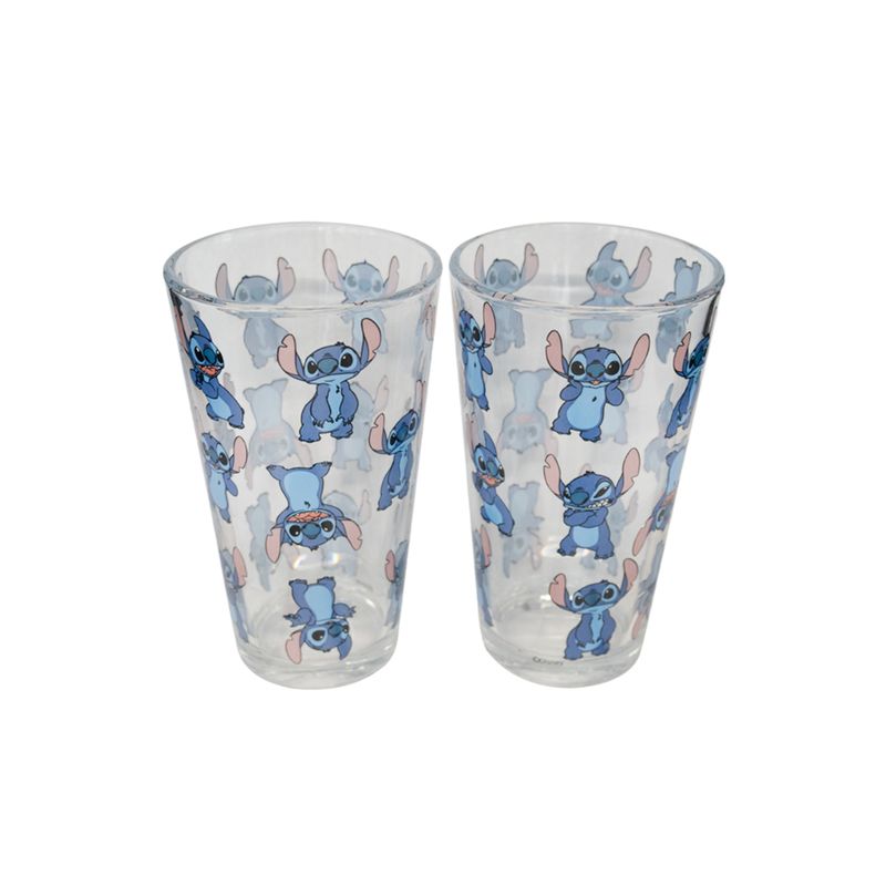 Disney - Set 2 Vasos Vidrio Stitch