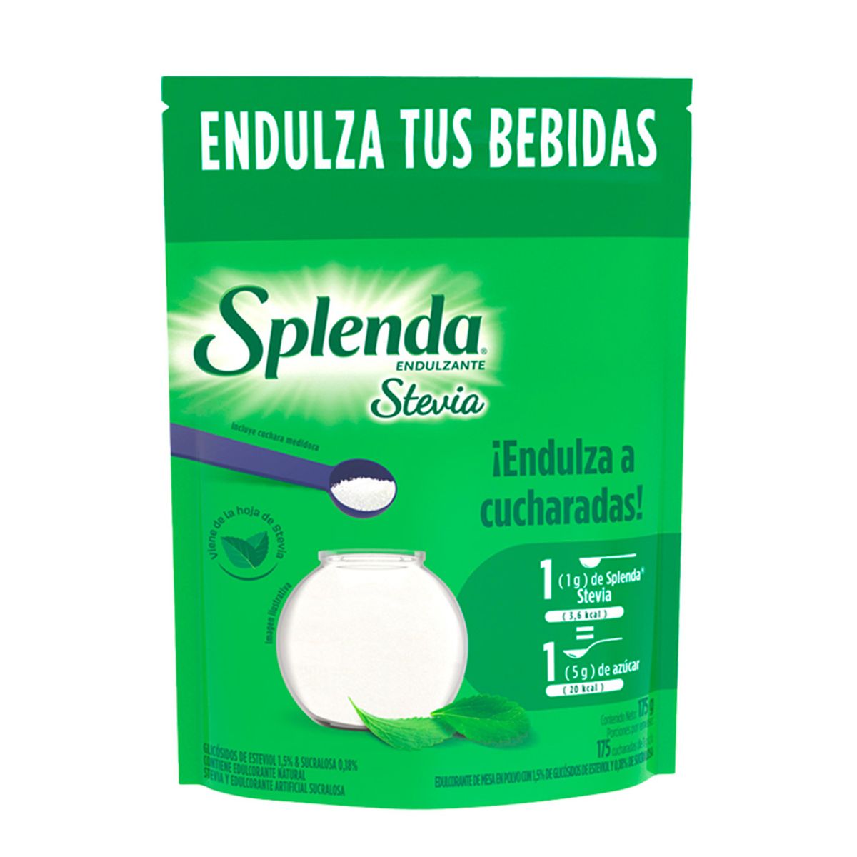 SPLENDA - Endulzante Splenda Stevia Doypack 175 g