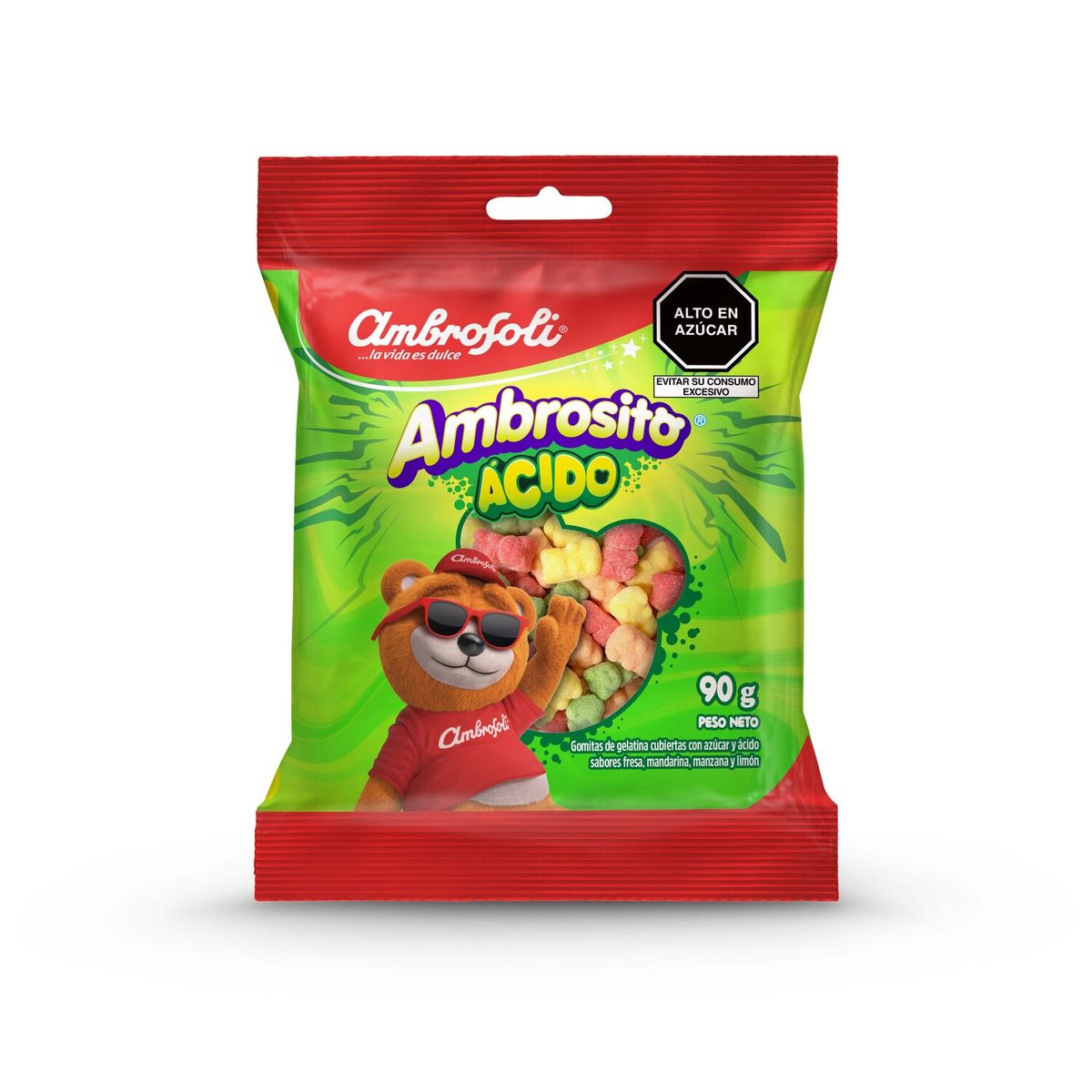 AMBROSOLI - Gomitas Ambrosito Ácido Bolsa 90 g