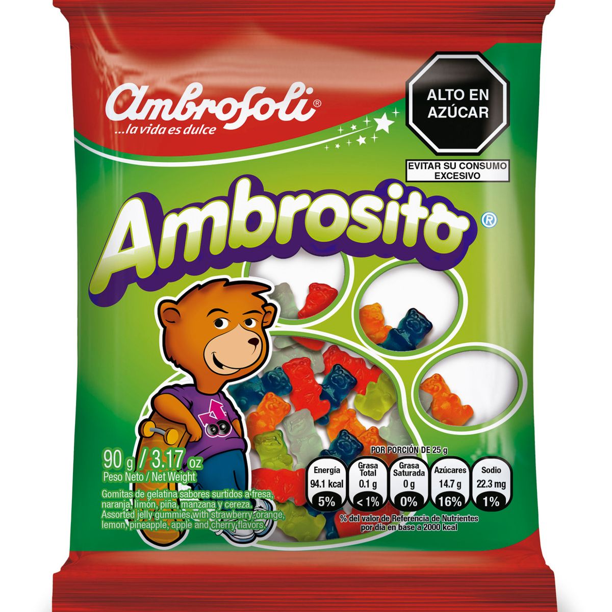AMBROSOLI - Gomitas Ambrosito Ambrosoli Bolsa 90 g