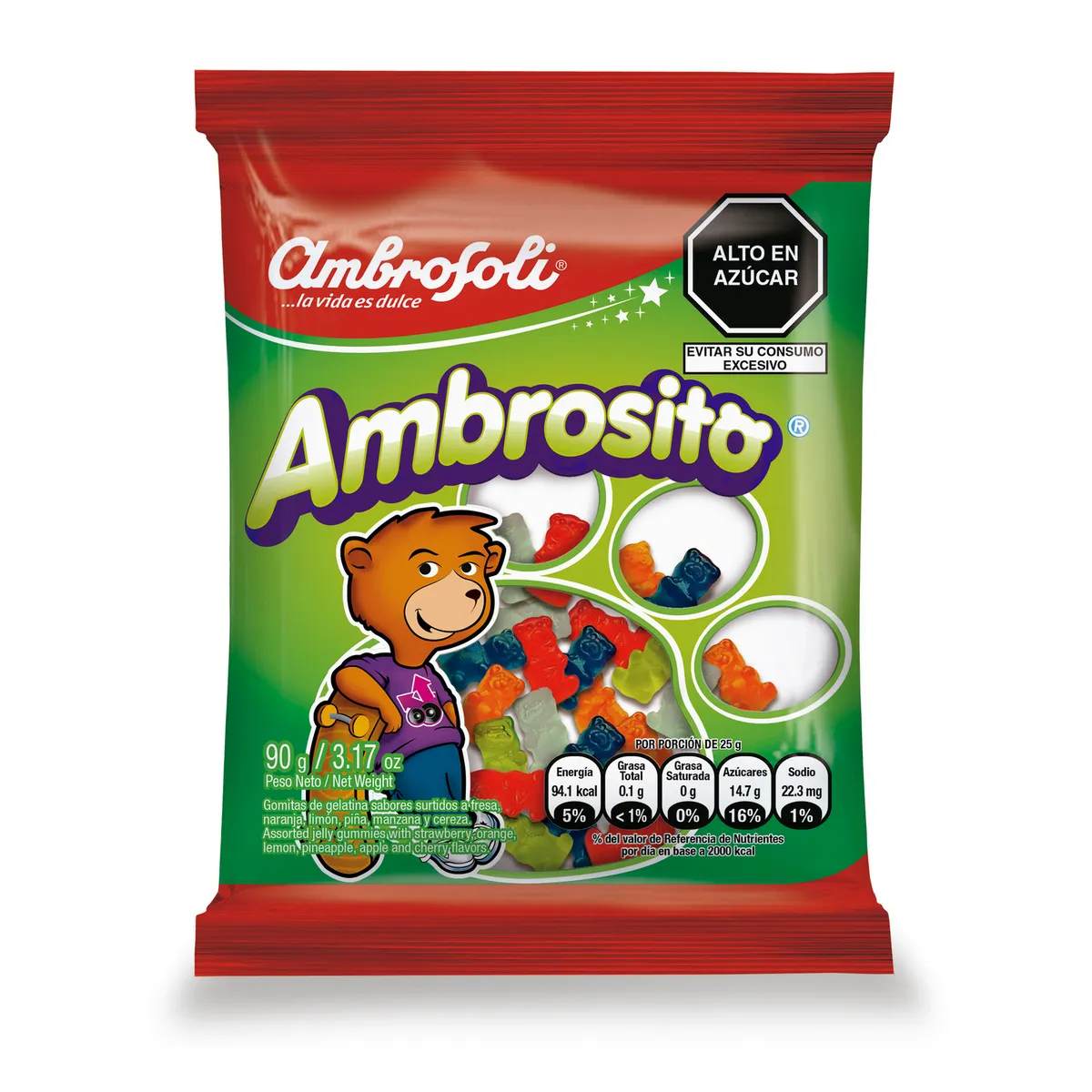 AMBROSOLI - Gomitas Ambrosito Ambrosoli Bolsa 90 g