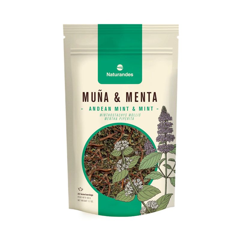 NATURANDES - Infusión Menta Y Muña Naturandes Doypack x 50 g