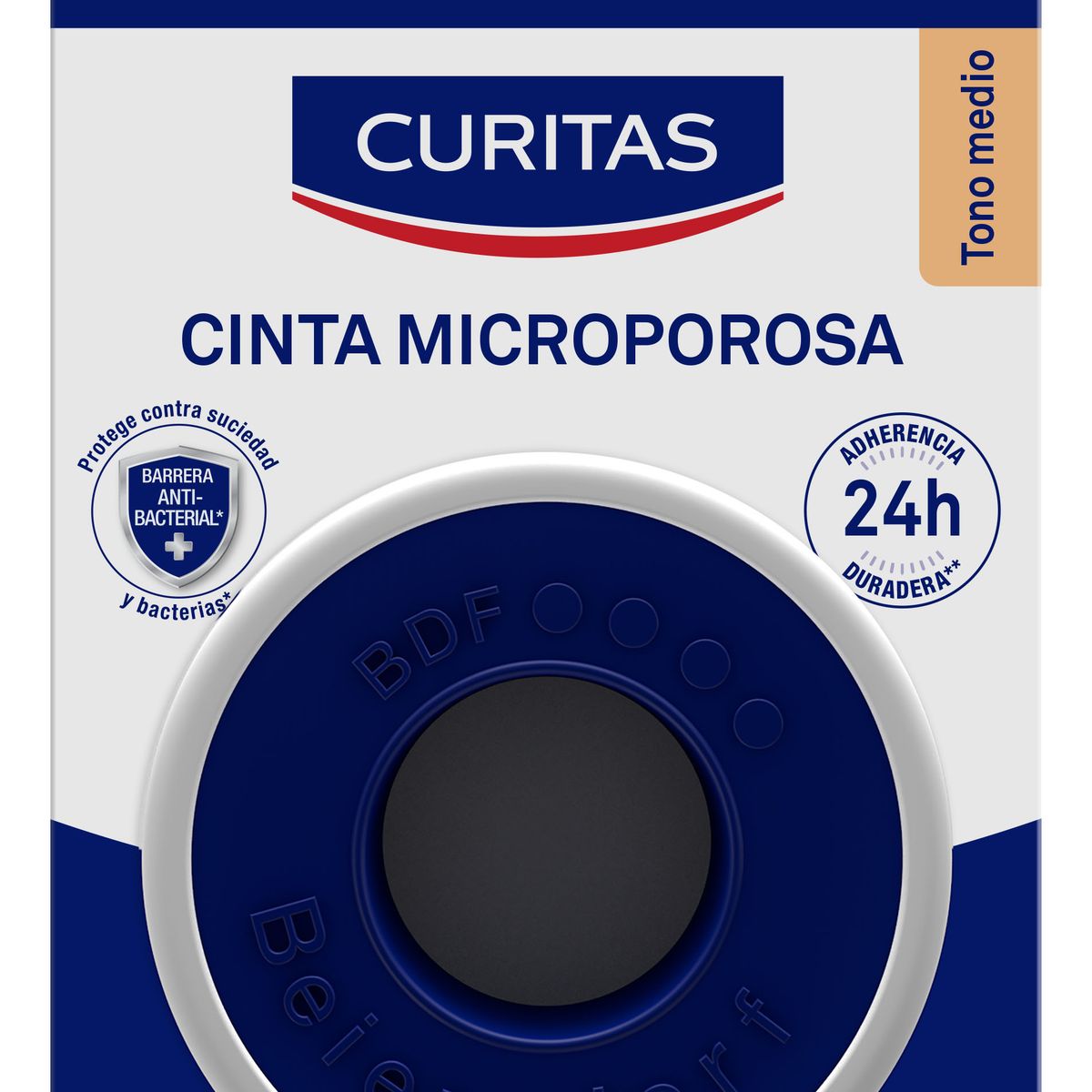 CURITAS - Cinta Microporosa Curitas Beige