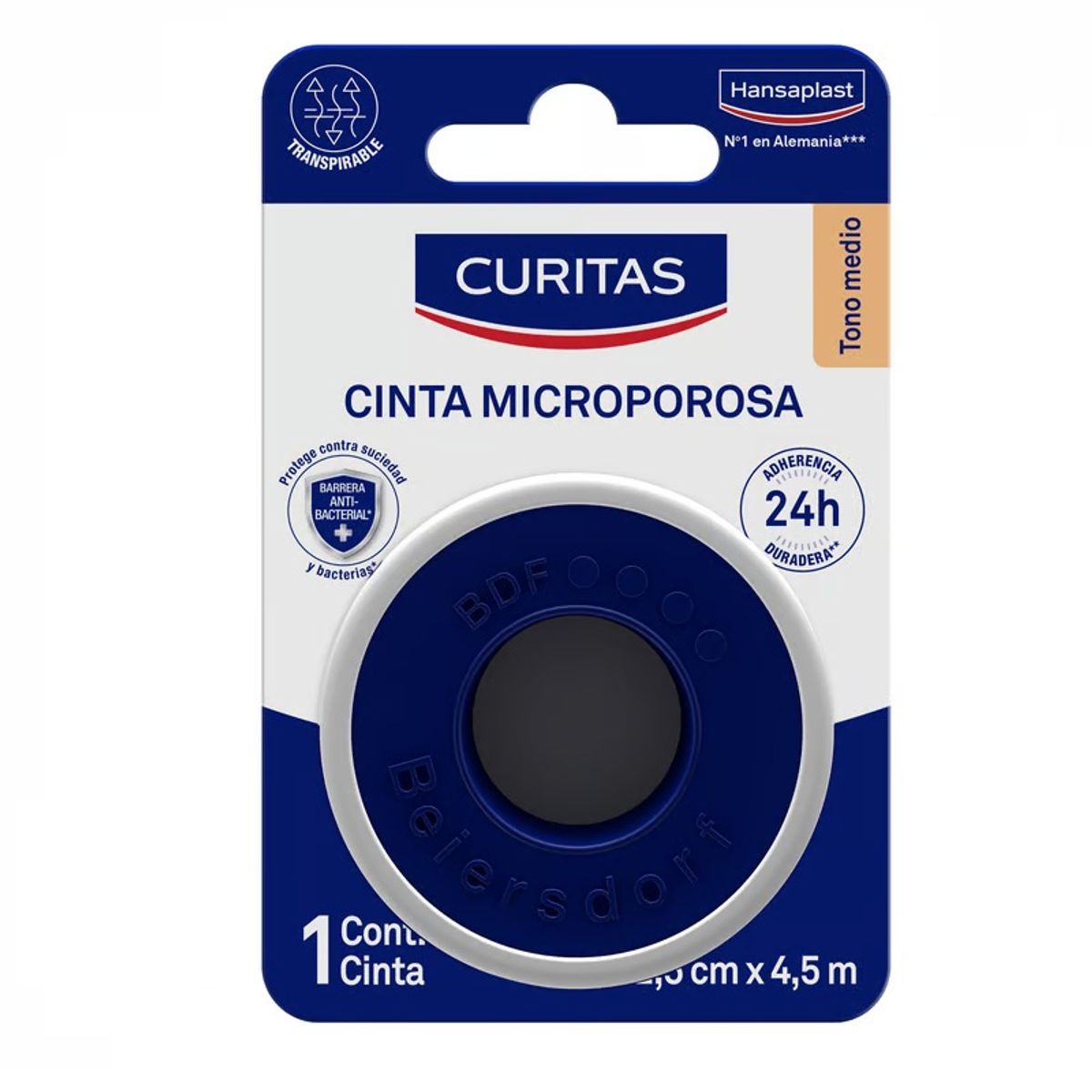 CURITAS - Cinta Microporosa Curitas Beige