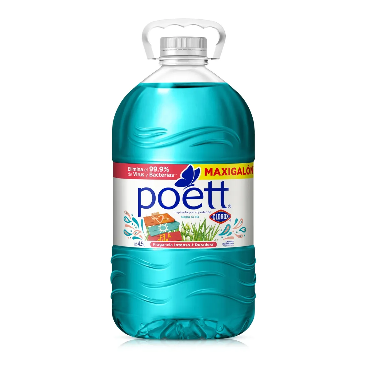 POETT - Limpiador Poett Alegra Tu Día Botella 4.5 L