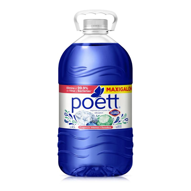 POETT - Limpiador Poett Desinfectante Solo Para Ti Botella 4.5 L