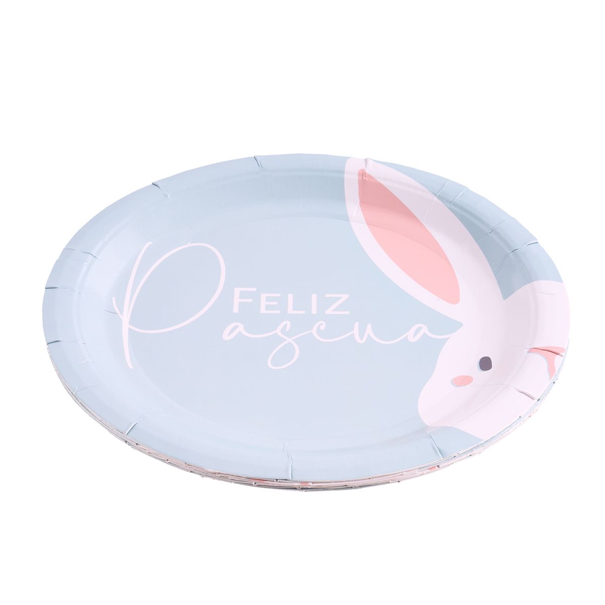  - Set 8 Platos Grandes Conejito