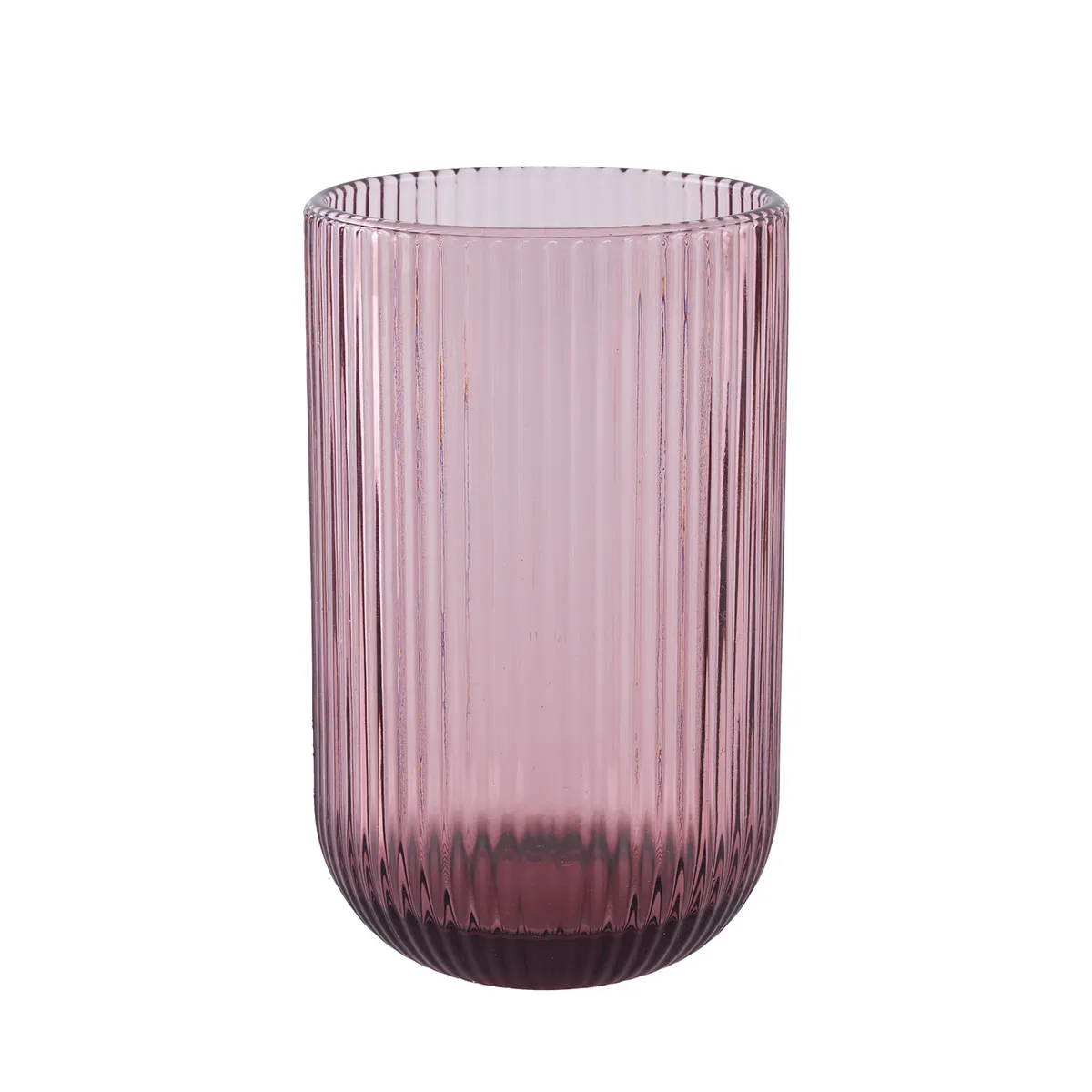 CASA JOVEN - Vaso Vidrio 400mL Rosado Colors