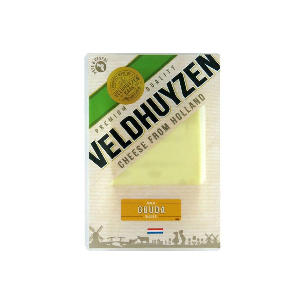 VELDHUYZEN - Queso Goudá Veldhuyzen en Láminas Empaque 150 g