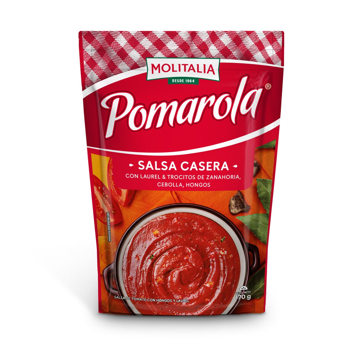 POMAROLA - Salsa Casera Hongos Laurel Pomarola Empaque 170 g