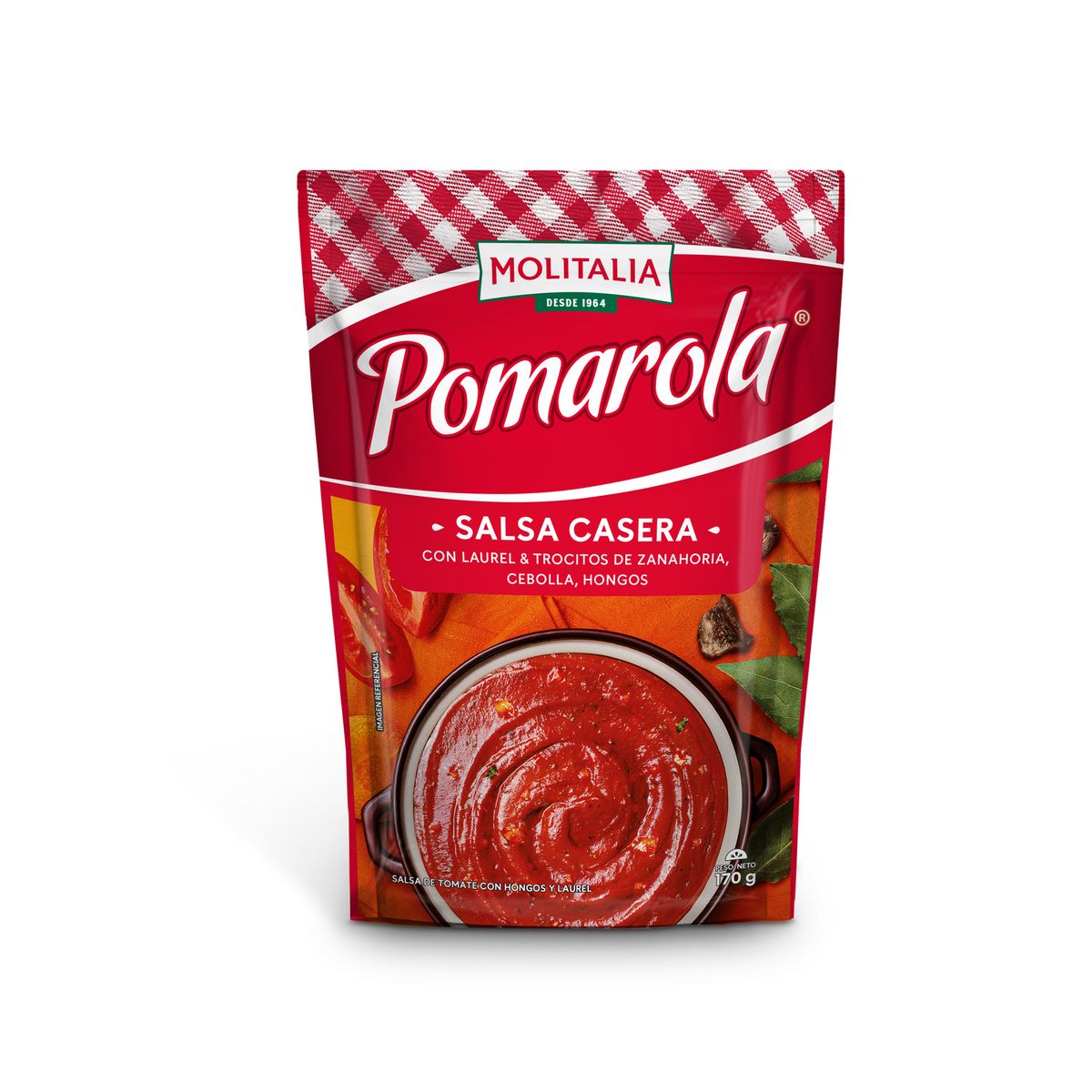 POMAROLA - Salsa Casera Hongos Laurel Pomarola Empaque 170 g